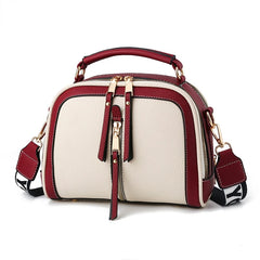 Women PU Leather Handbag Crossbody Bag Chains Square Bag Lady Purse