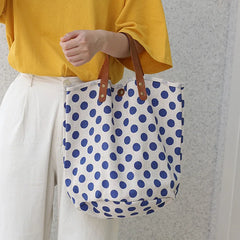 Women's Canvas Tote Bag Youth Handbag Causal Ladies Shopping Bag