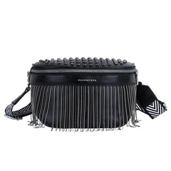Women Tassel Shoulder Crossbody Bag Casual Shopping Chest Bag