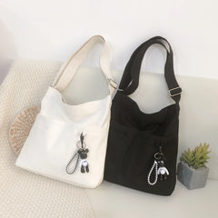 Canvas Women Shoulder Bag Crossbody College High School