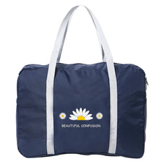 Travel Bag Daisy Print Large Capacity Waterproof Handbag Unisex
