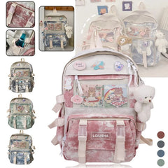 Women Backpacks High School Bags Teenage Students
