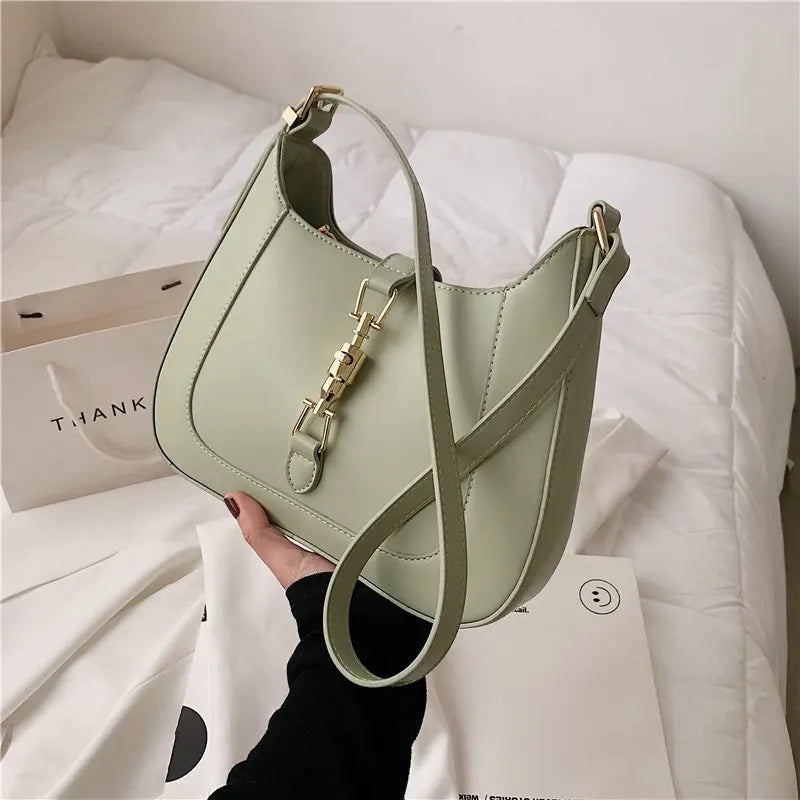 High Purses Handbags PU Leather Shoulder Crossbody Bags for Women Underarm