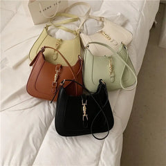 High Purses Handbags PU Leather Shoulder Crossbody Bags for Women Underarm