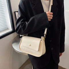 Spring Small PU Leather Crossbody Sling Bag Women's Handbag