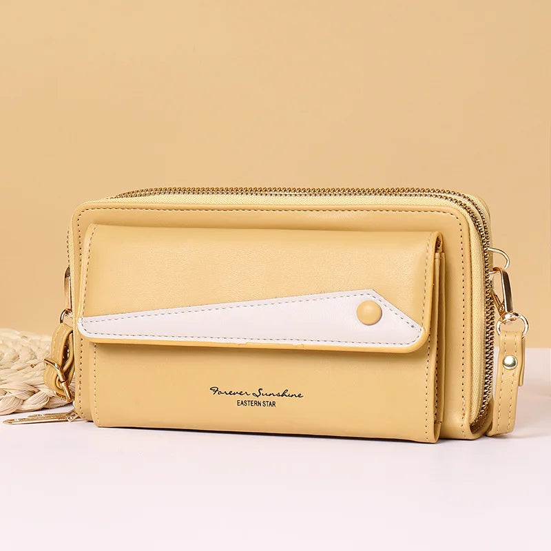 Solid Color Mini Shoulder Bag for Women