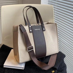 Ladies Canvas Shoulder Bag High Tote Messenger