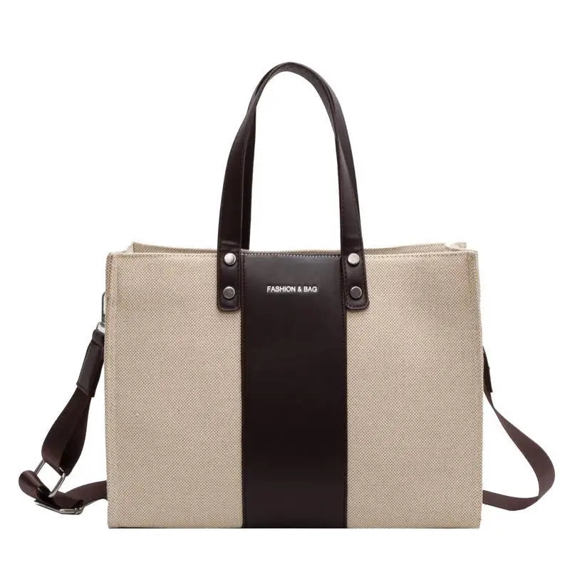 Ladies Canvas Shoulder Bag High Tote Messenger
