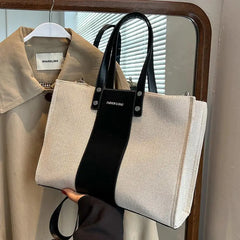 Ladies Canvas Shoulder Bag High Tote Messenger