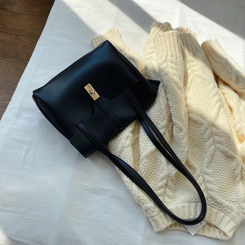 Lady Travel Bucket Bag Soft Leather Tote Shoulder Crossbo