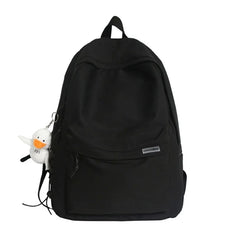 Large School Backpack Waterproof Nylon School Bags Women's Men's
