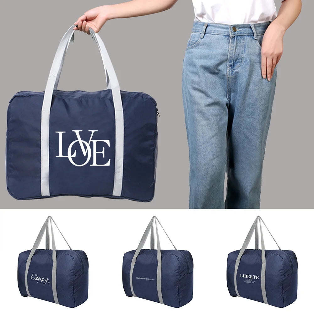 Large Capacity Folding Travel Bags Handbag Luggage Duffle Bag
