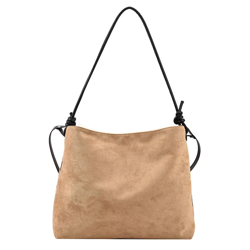 Large Capacity Women's Texture Shoulder Bags Western Style Tote Bag