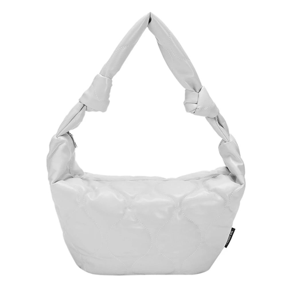 Quilted Shoulder Bag Women Large Capacity Handbag Tote Bags Padded Ladies Shoppe
