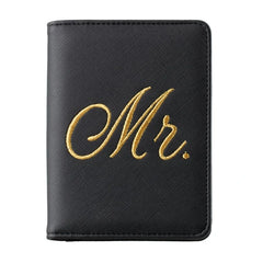 Mr and Mrs Passport Cover Set