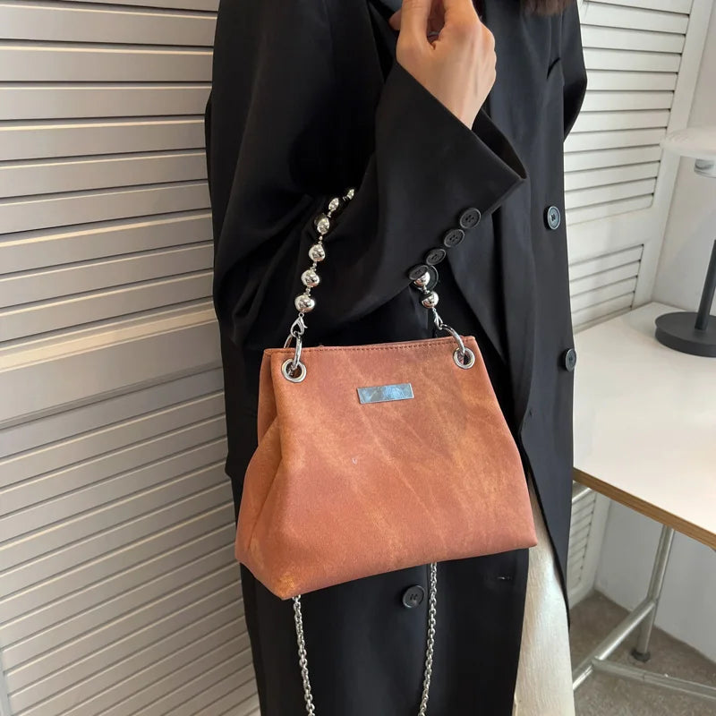 Women's Chain Shoulder Bag Crossbody Tote Handbag
