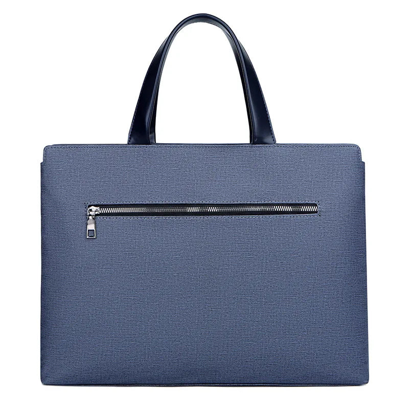 Men Business PVC Handbag Tote Bag Laptop Briefcase
