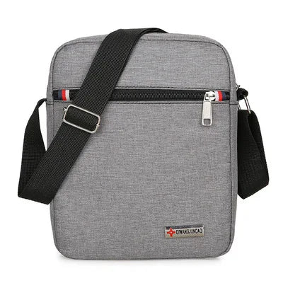 Men's Canvas Crossbody Messenger Bag Small Casual Handbag
