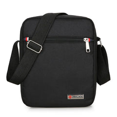 Men's Canvas Crossbody Messenger Bag Small Casual Handbag