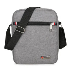 Men's Canvas Crossbody Messenger Bag Small Casual Handbag