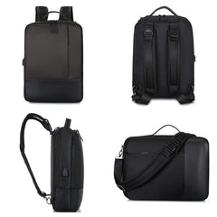 Men's Business Backpack 15.6 Inches Laptop Usb Charging Rucksack