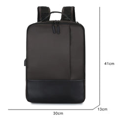 Men's Business Backpack 15.6 Inches Laptop Usb Charging Rucksack