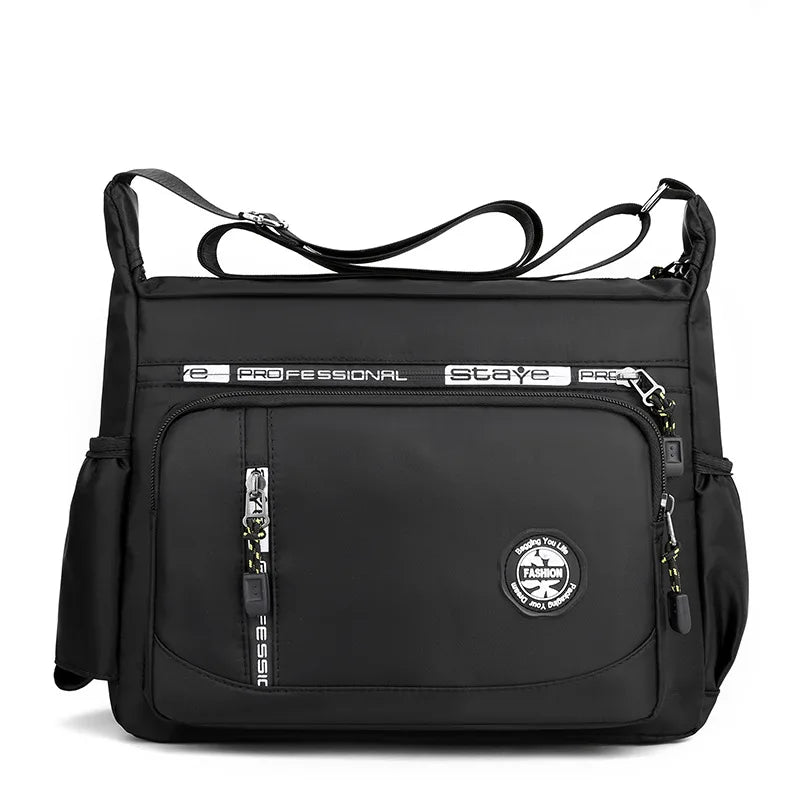 Men's Large-capacity Shoulder Bag for Travel Business