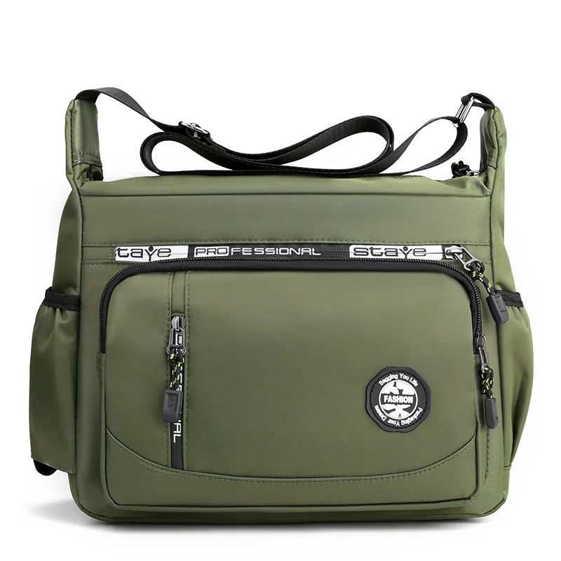 Men's Large-capacity Shoulder Bag for Travel Business