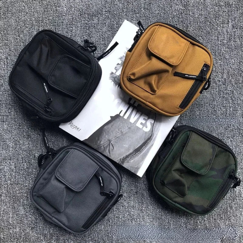 Men's & Women's Shoulder Bag Square Satchel with Detachable Strap