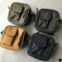Men's & Women's Shoulder Bag Square Satchel with Detachable Strap