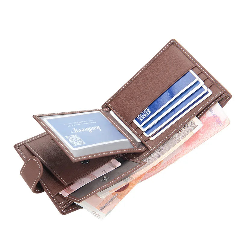Men's Leather Business Wallet - Men Wallets