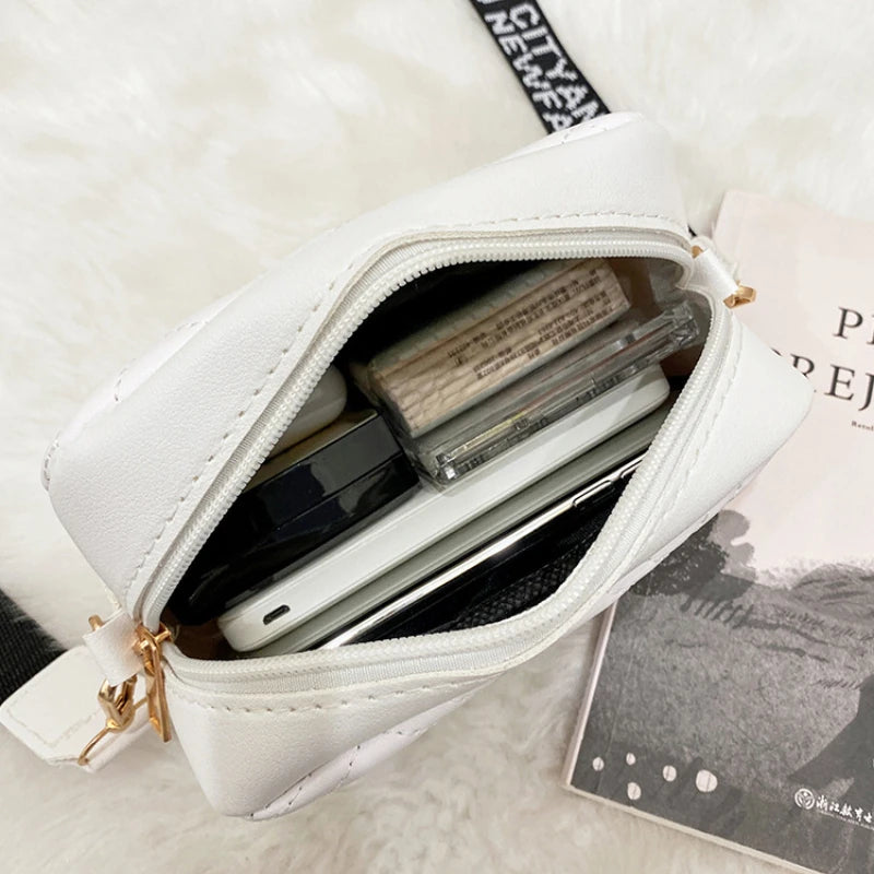 Embroidered Messenger Bag for Women Crossbody Shoulder Bag