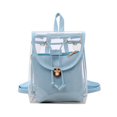 Mini Women Backpack PVC Girl Jelly Travel Backpack