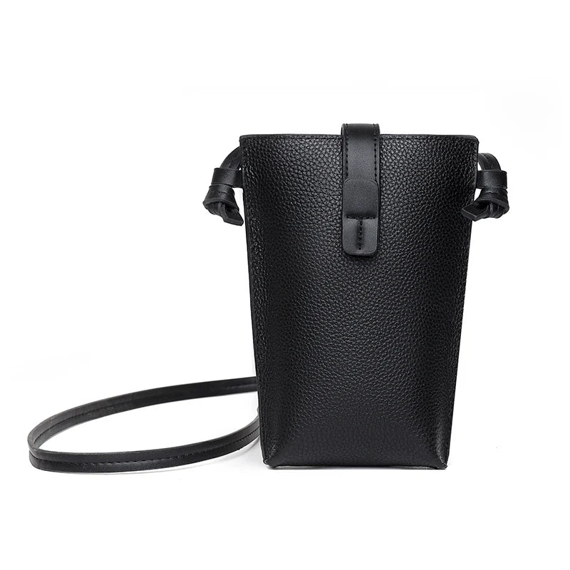 Cowhide Mini Handbags Purses Bag for Women Shoulder Messenger Tote