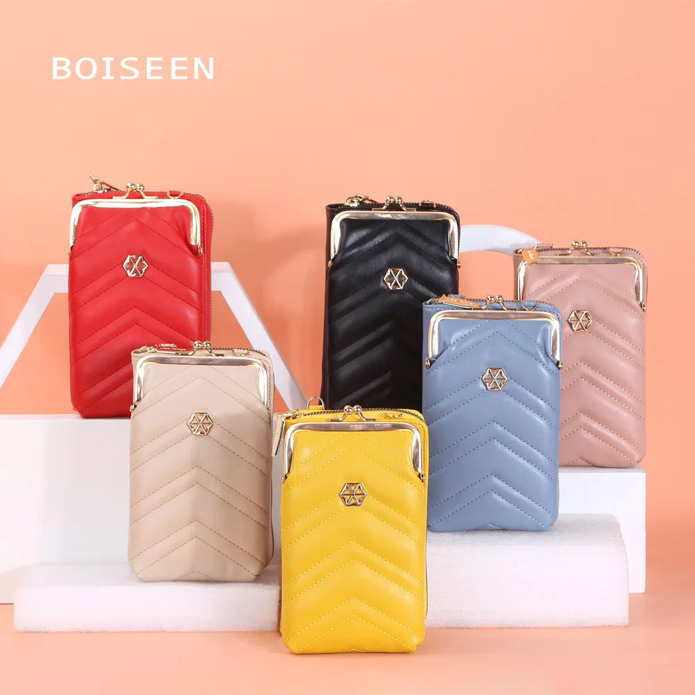 Mini Transparent Phone Bag Yellow Women Bags Small Bags For Girl