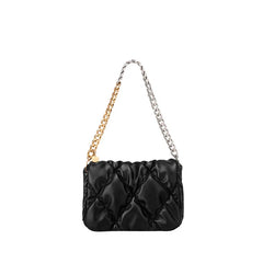 Embroidery Chain Shoulder Bag Rhombus Camera Temperament