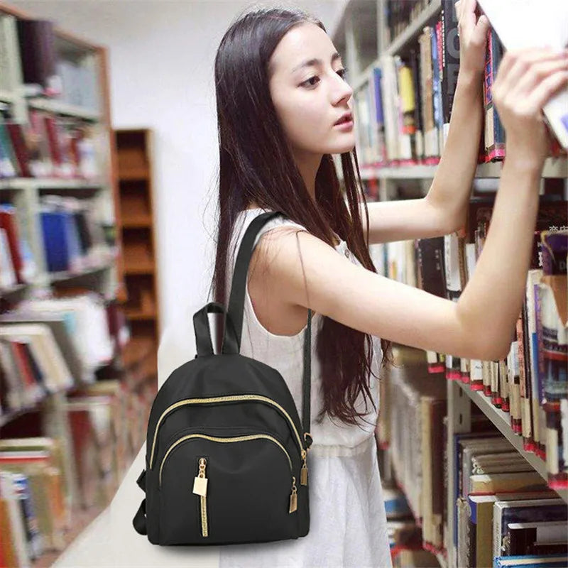 Women Bag Joker Female Backpack Casual Wear-resisting Nylon Ms Backpacks