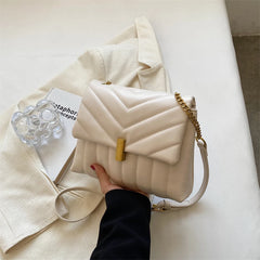 Women's Casual Crossbody Bag - Shoulder Handbag PU Leather