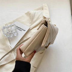 Women's Casual Crossbody Bag - Shoulder Handbag PU Leather
