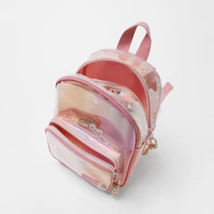 Girls Niche Decorative Flash Backpack Schoolbags