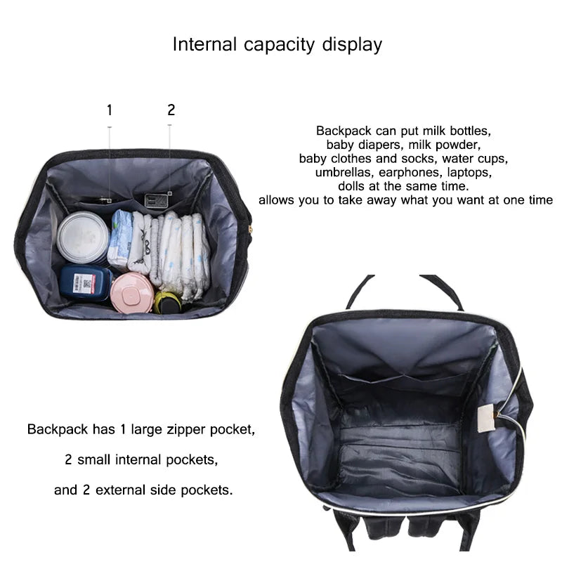 Casual Girls Backpack Nylon Women's School Bag Large Capacity
