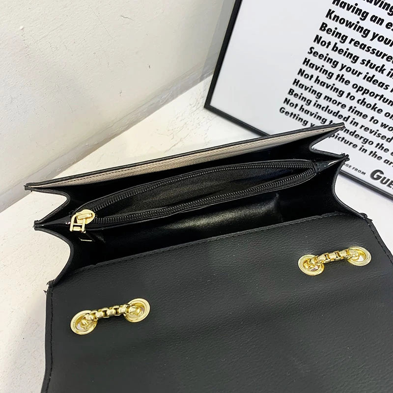 Crocodile Pattern Shoulder Bag Chain Messenger Bag Girls Handbag