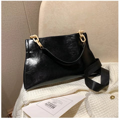 Soft Leather Shoulder Bag Large Capacity Crossbody