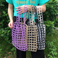 Acrylic Beaded Bag Hollow Out Shoulder Bag