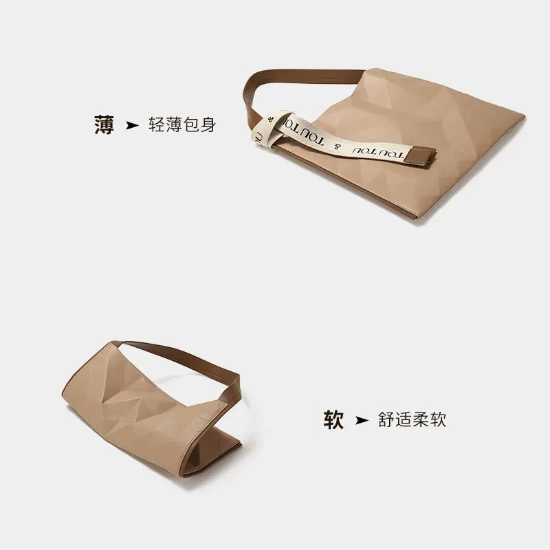Large Capacity PU Tote Shopping Bag for Women Girls