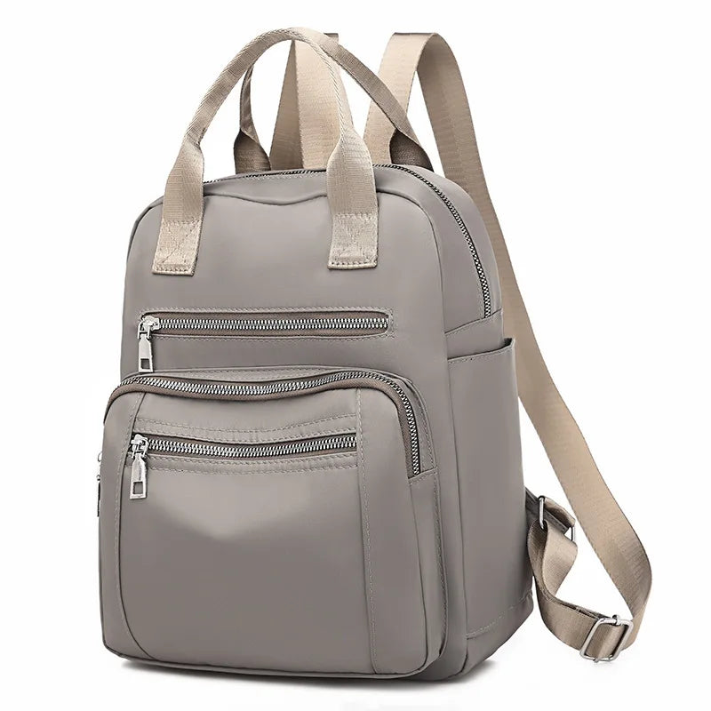 Dual-Use Double Backpack Handbag Outdoor Travel Red