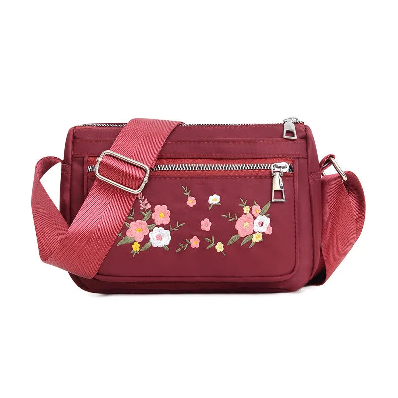 Ethnic Embroidered Women's Shoulder Bag Large Capacity