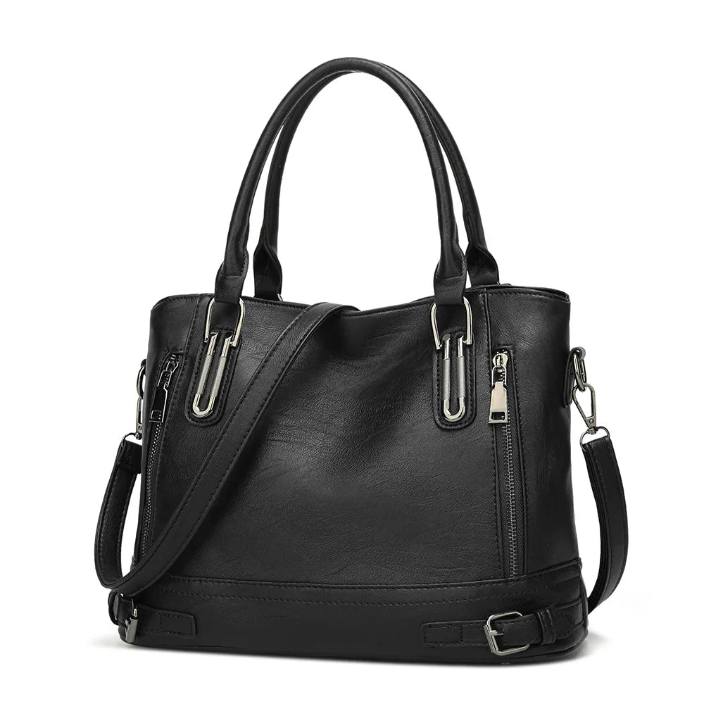 European & American PU Leather Women Handbag Tote Shoulder Bag KL746