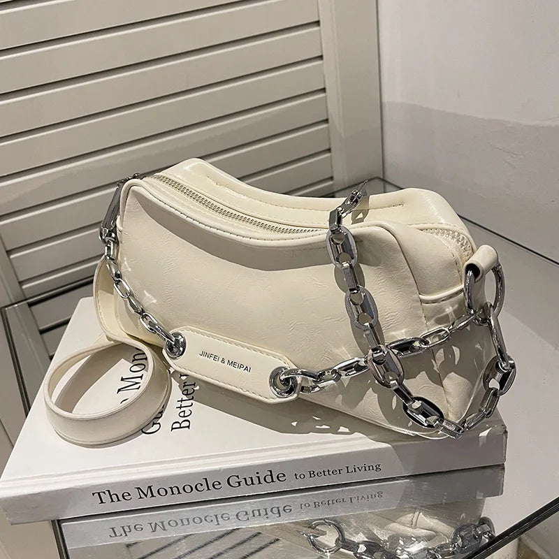 Chain Shoulder Messenger Bags High Summer Single Shoulder Underarm Bag Women Pur