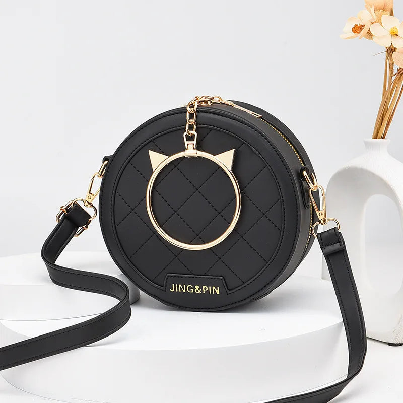 Summer PU Leather Women's Handbag Chain Shoulder Messenger Bag